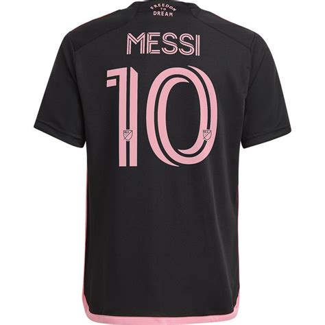 kid's replica adidas lionel messi inter miami away jersey 2023|messi inter miami jersey.